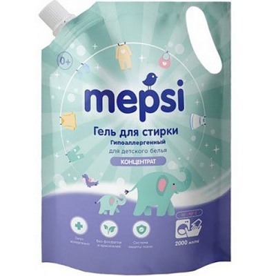 Гель для стирки белья Mepsi 2 л дойпак 1